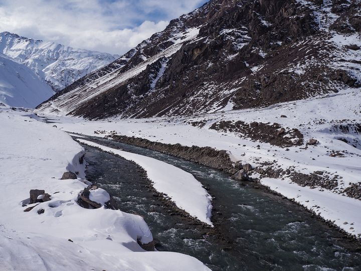 River in the Chilean Andes