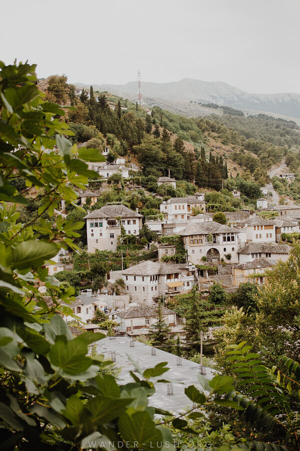 View of Gjirokaster Old Town.