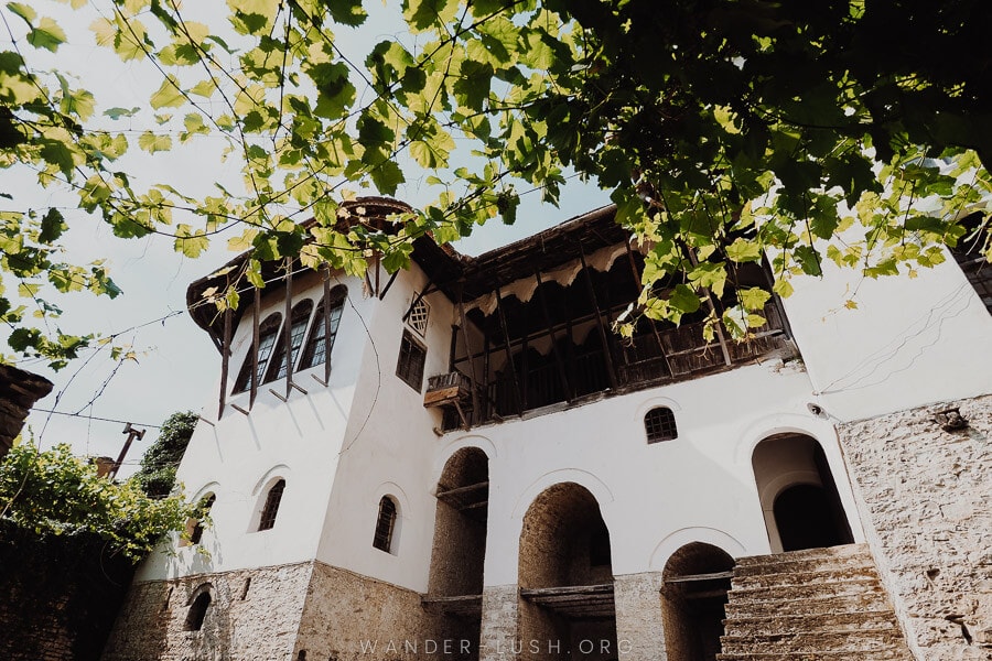 Skenduli house, a fortified house in Gjirokaster.