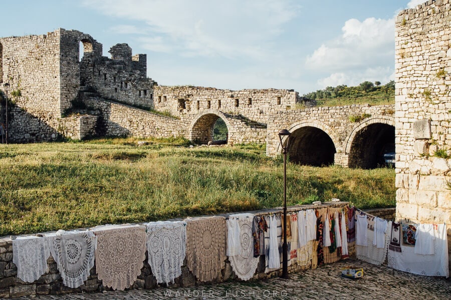 Berat Castle, one of the best things to do in Berat.