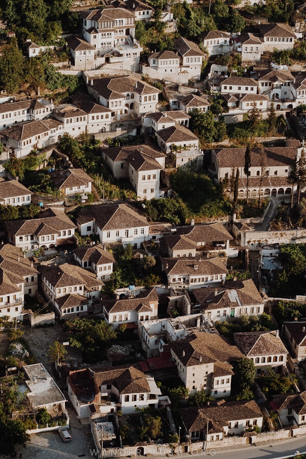 A sea of rooftops.