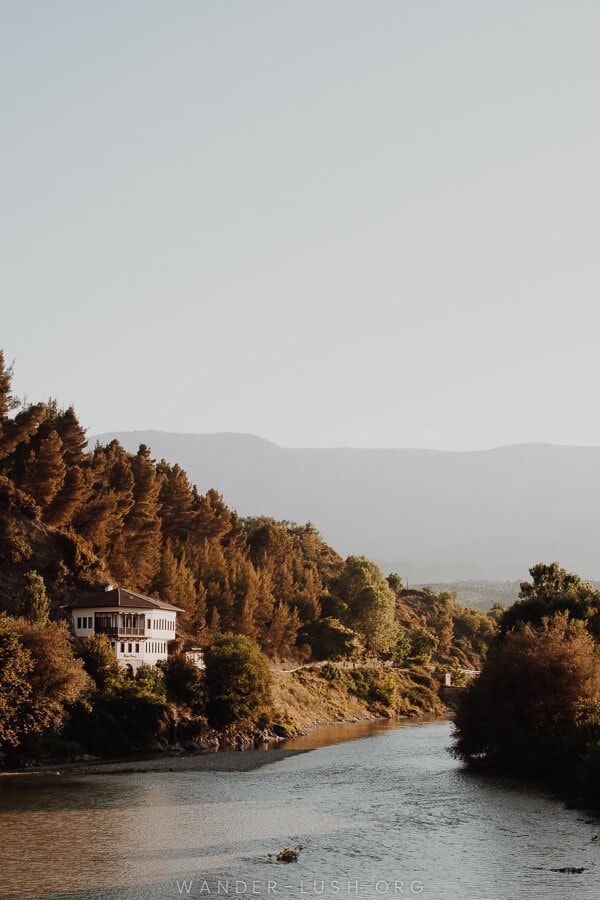 A house in a valley.