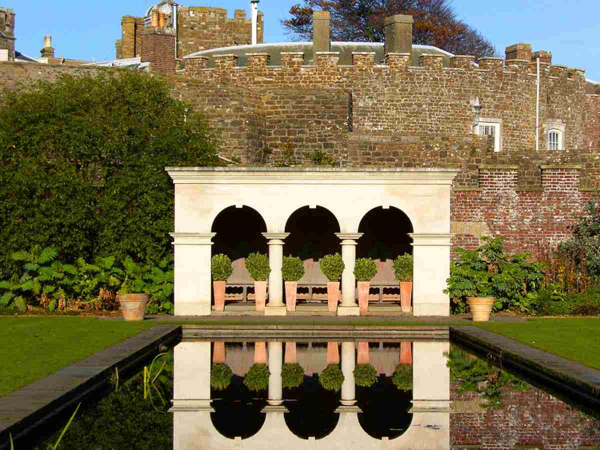 Queen Mother's Garden in Walmer Castle, England