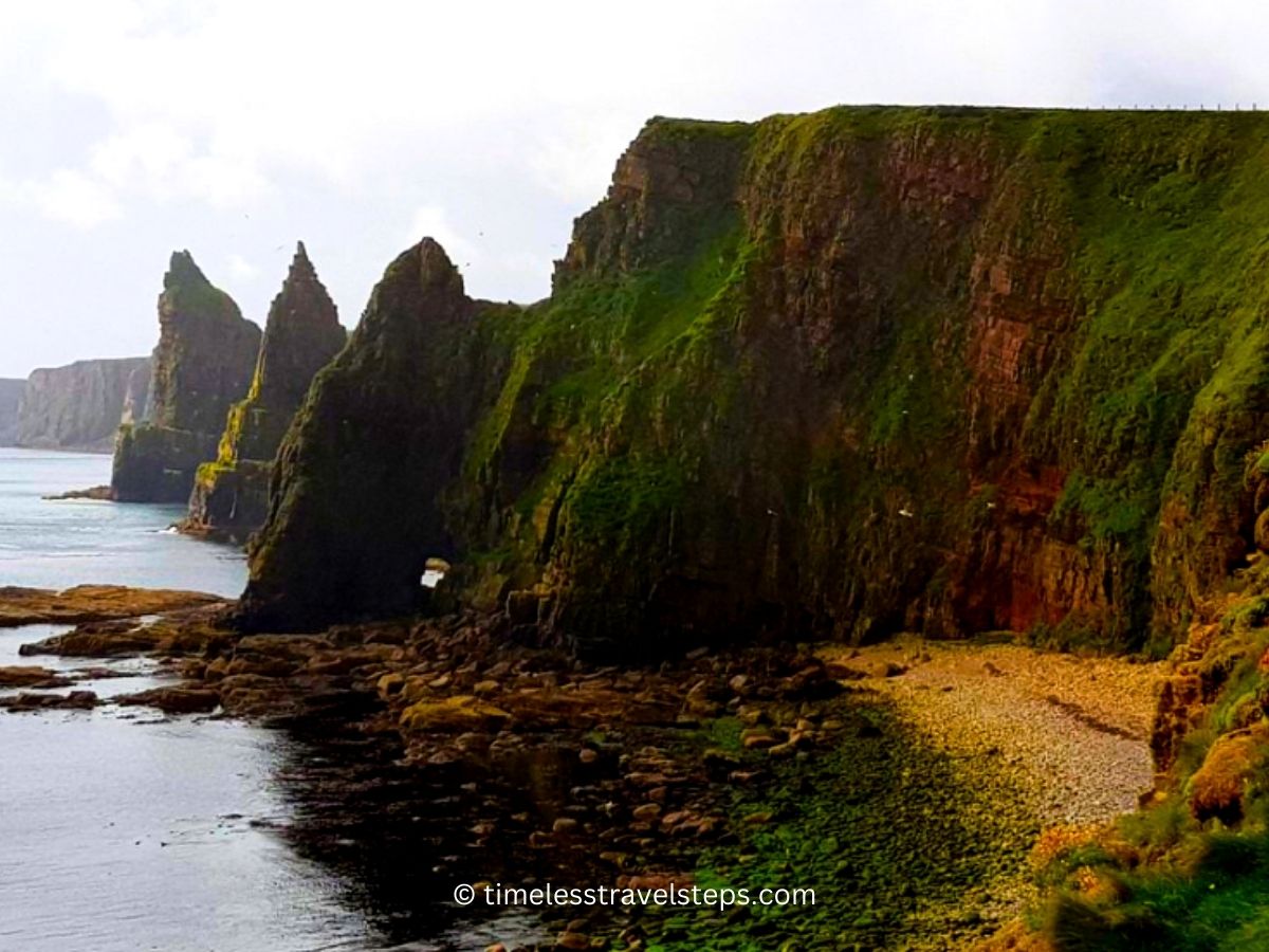 a closer look at the stacks of duncansby Scotland