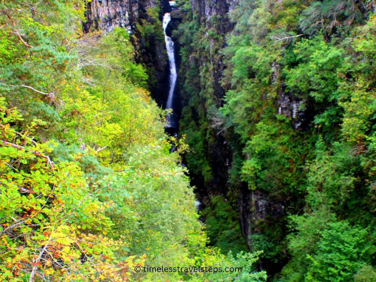 measach falls and corrieshalloch gorge viewed from the lower platform