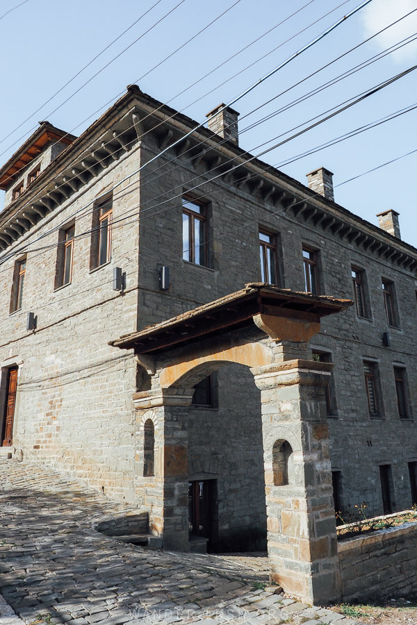 Villa Permet, a boutique hotel in Albania set inside a historic stone house in Permet.