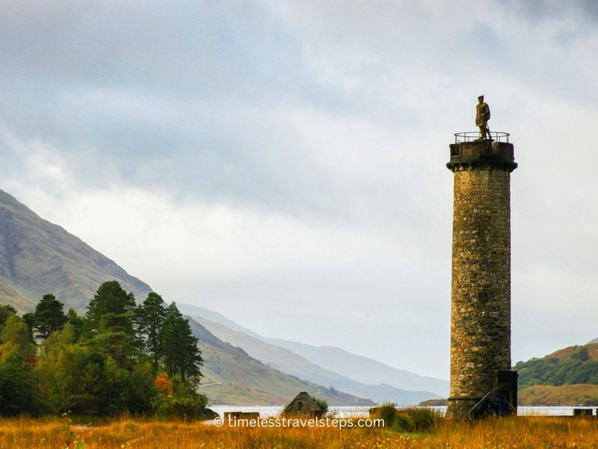  the Unknown Highlander overlooking Loch Shiel on a misty autumn day 