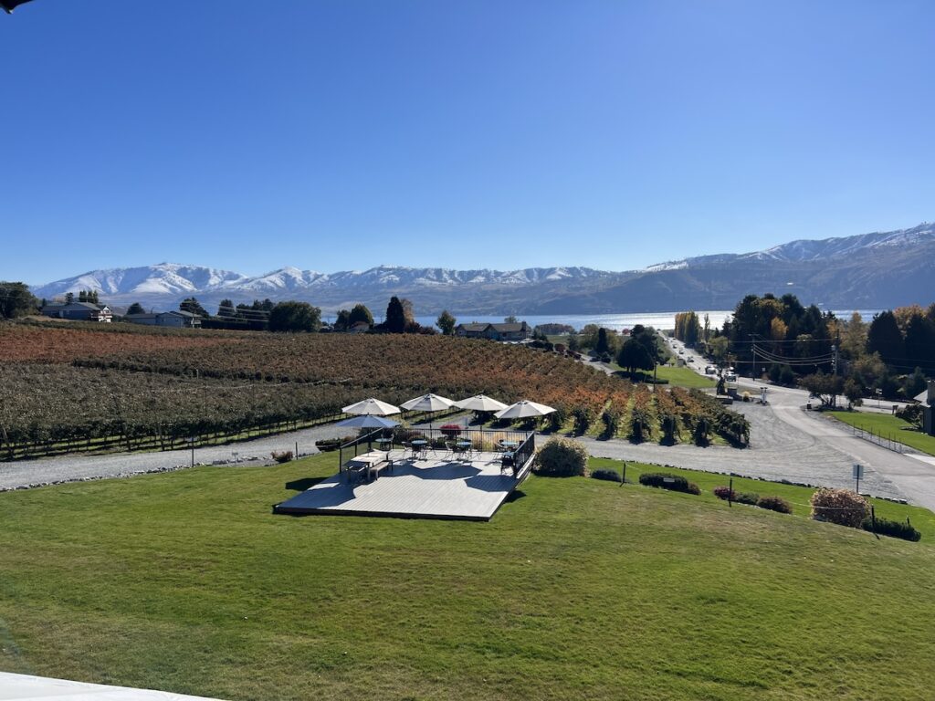 Stunning views from the Amos Rome tasting room