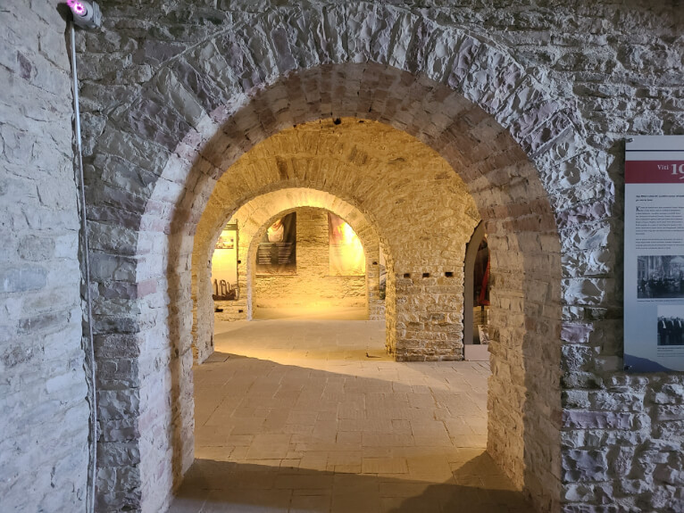 The Ethnographic museum in Gjirokastra castle