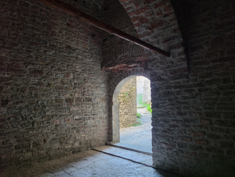 Exit to the grounds of the castle