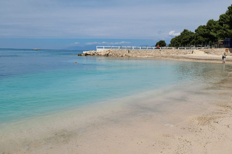 An empty day at Ksamil Beach - Plazhi i Ksamilit