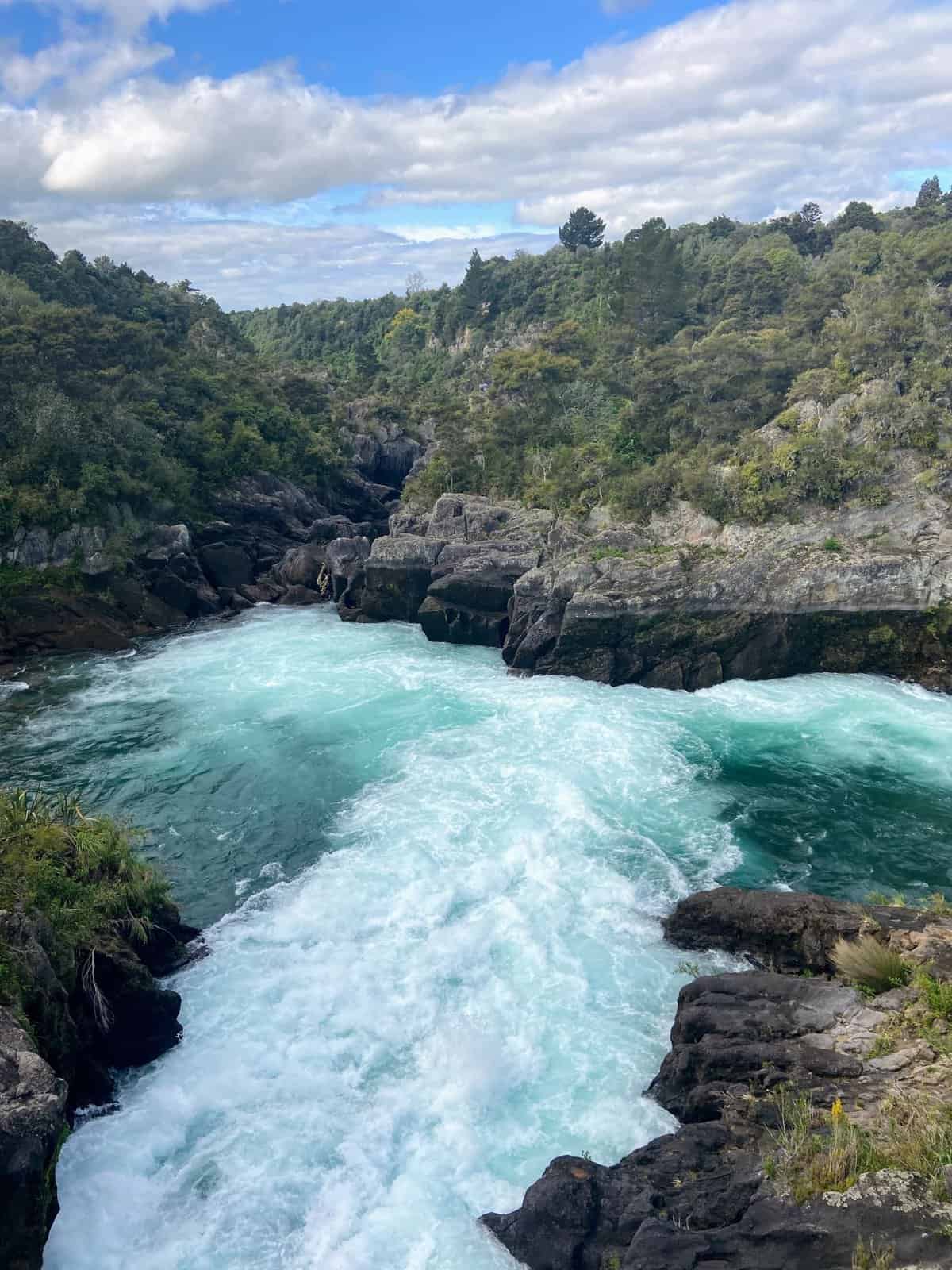 Aratiatia Dam during the rapids