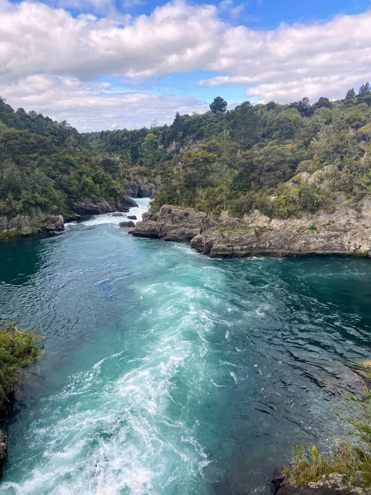 Aratiatia Dam after the rapids