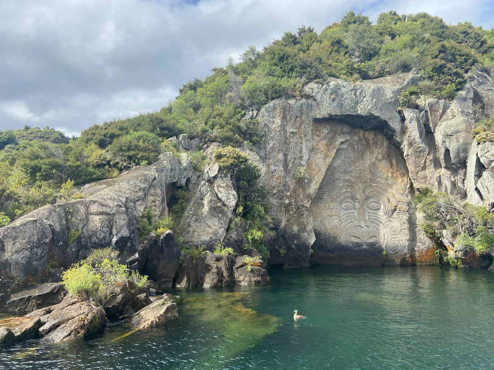 Maori carvings Taupo