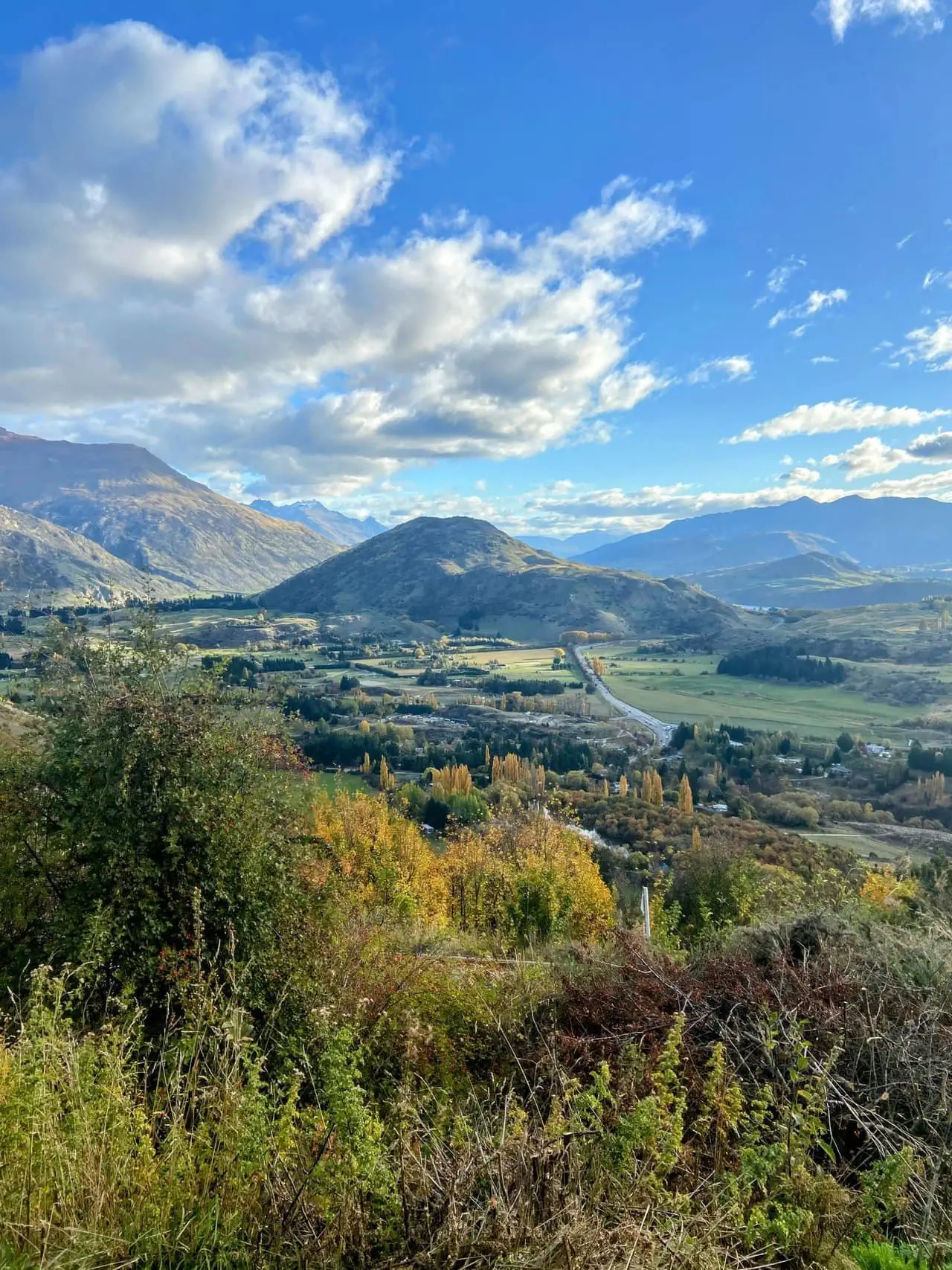 Crown Range Summit in New Zealand