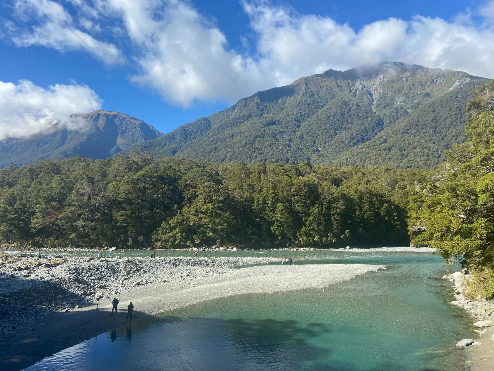 Views from the Blue Pools near Wanaka