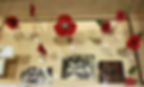 old poppies in a museum cabinet