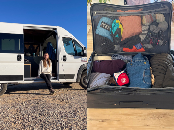 I packed for a 2-week vacation in a van using tips from people who live in one full time. It made my journey so much smoother.