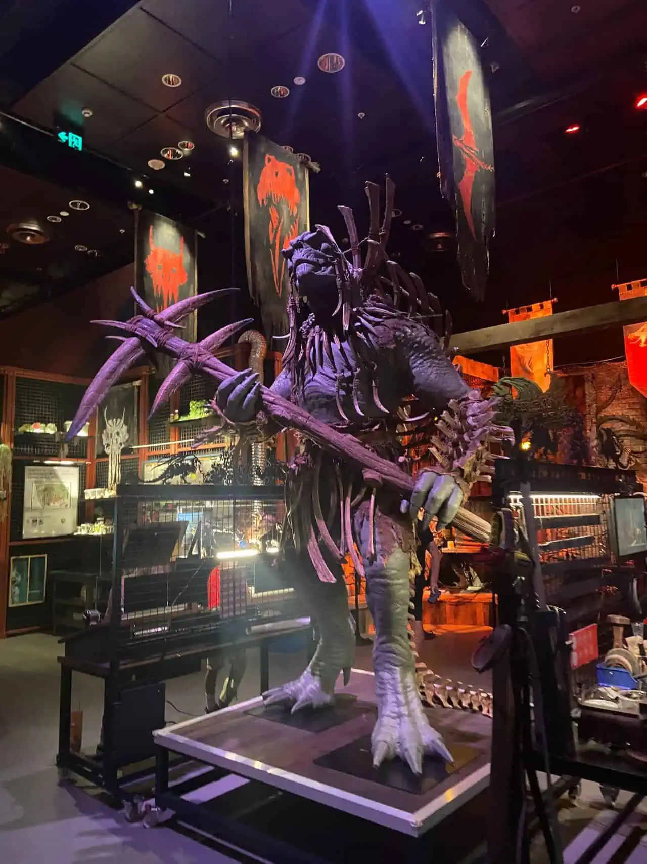 Model alien at Weta Workshop Unlimited in Auckland