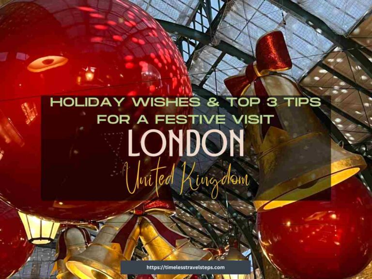 Season's Wishes and Top 3 Tips for a Festive London