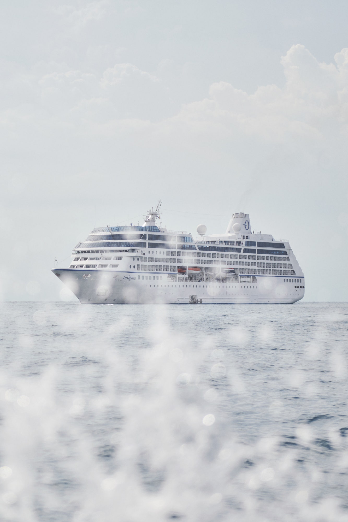 The Insignia floats off the coast of Koh Samui