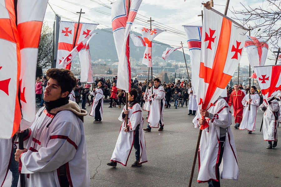 Alilo Parade in Tbilisi, Georgia.