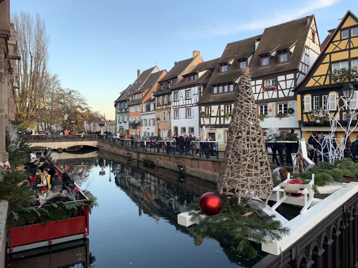 Christmas decorations in Colmar, France