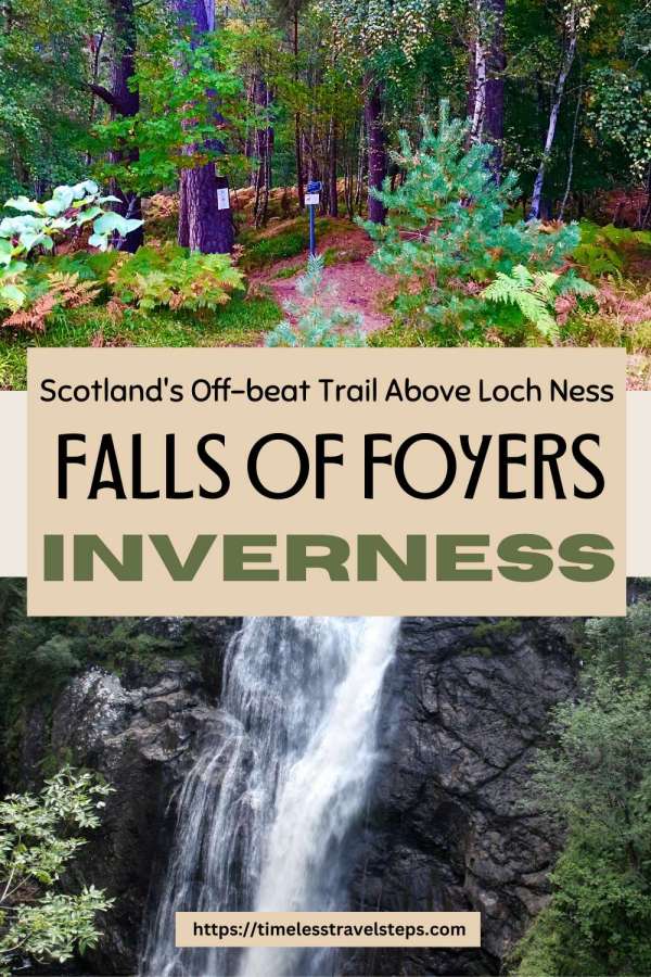 Falls of Foyers pin2 Timeless Travel Steps