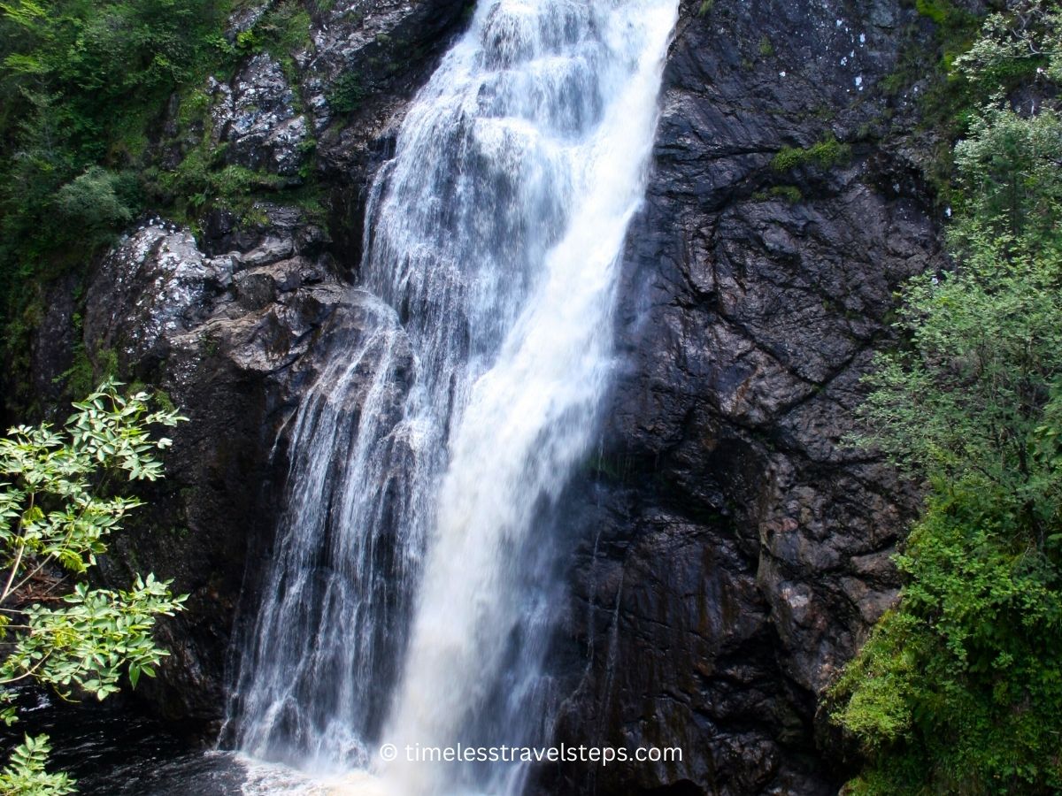 The Falls of Foyers Scotland's Off-beat Trail Above Loch Ness © timelesstravelsteps.com 