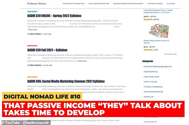 In at 10th place, Mark tackles the issue of making money and he says 'that passive income... takes time to develop.' He reveals that it took him four years to make any money online