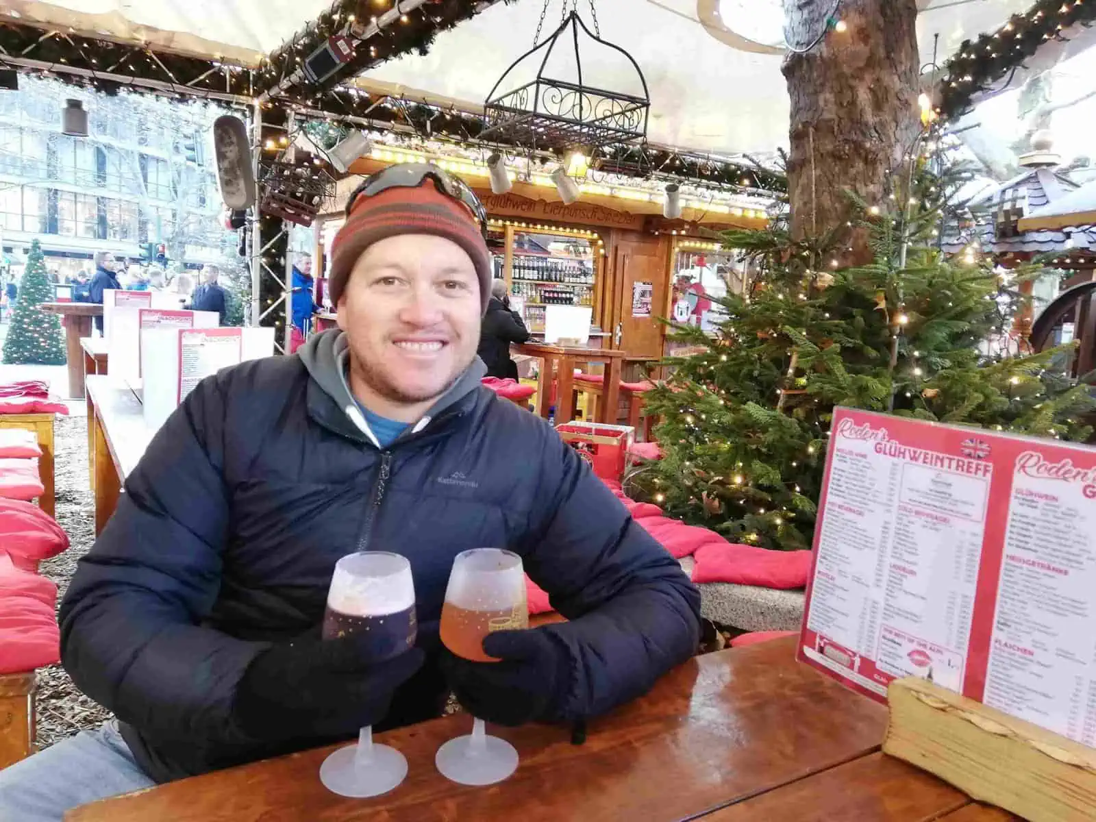 Marc at Christmas Markets in Berlin, Germany