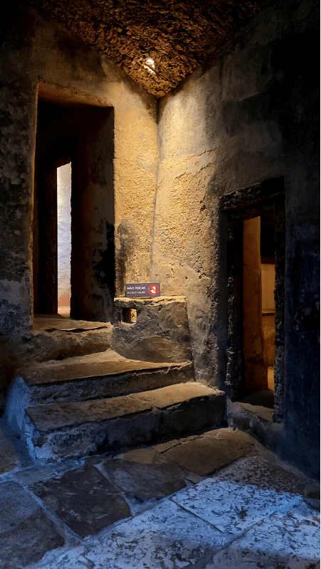 Stairs leading to visitors quarters at Convent of the Capuchos