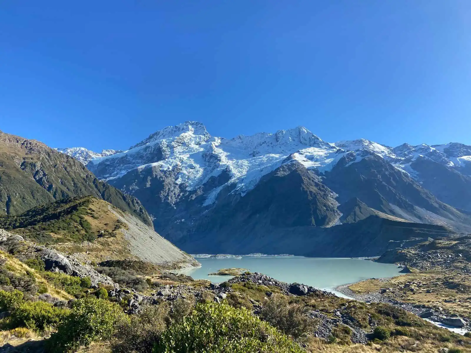 Southern Alps in Aoraki Mount Cook National Park