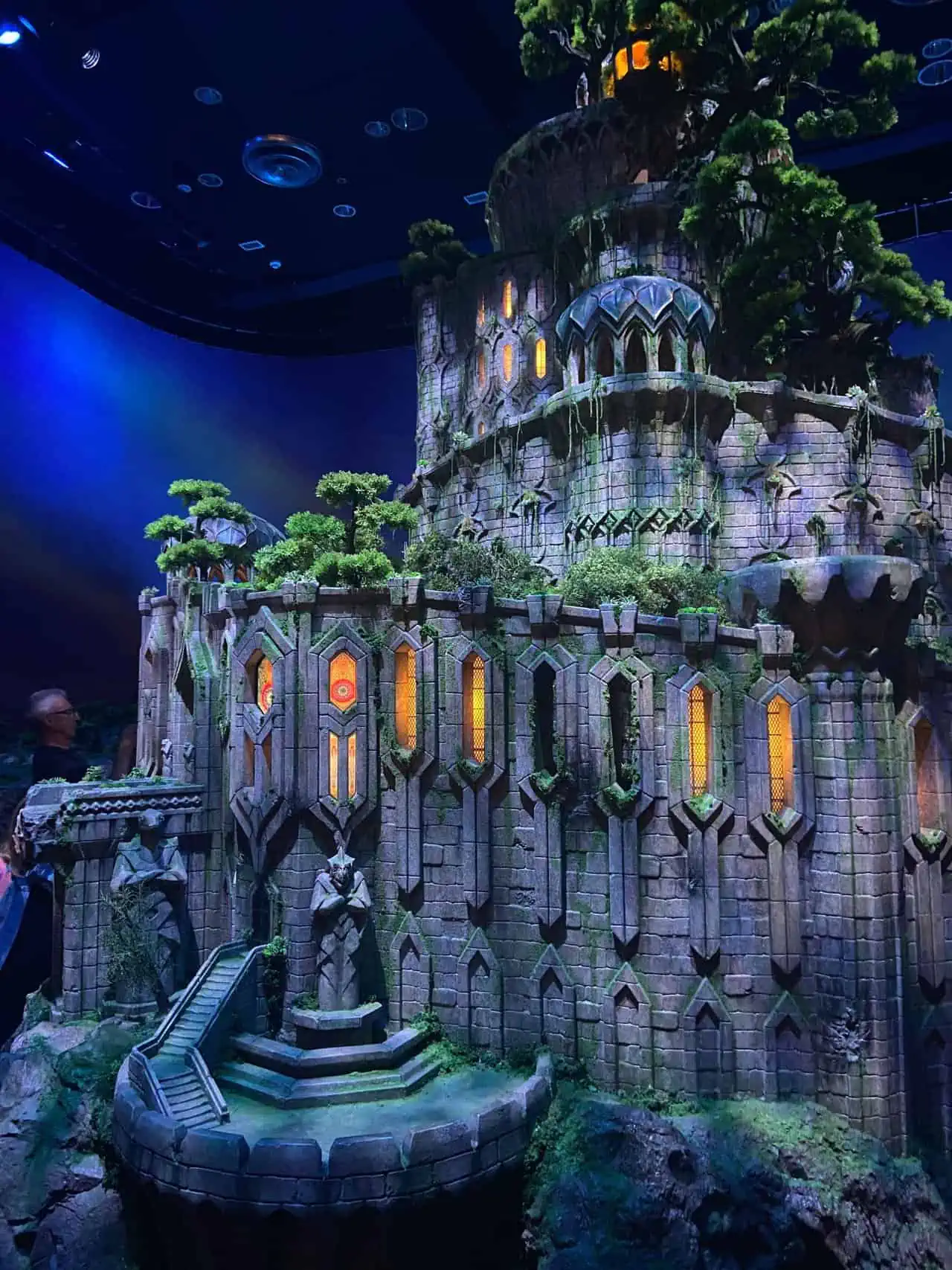 Scale model castle at Weta Workshop Unlimited