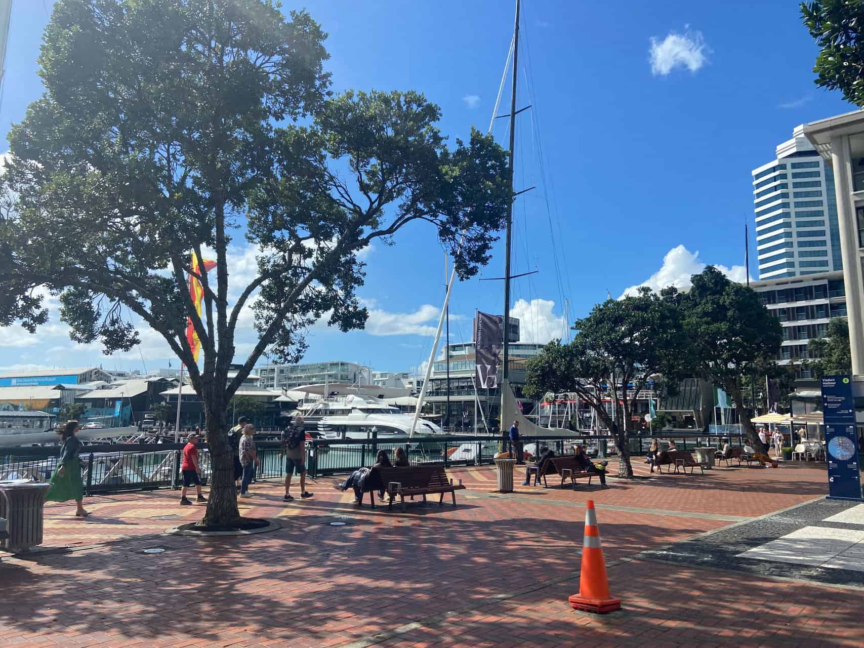 Walking around Viaduct Harbour, what to do in Auckland New Zealand