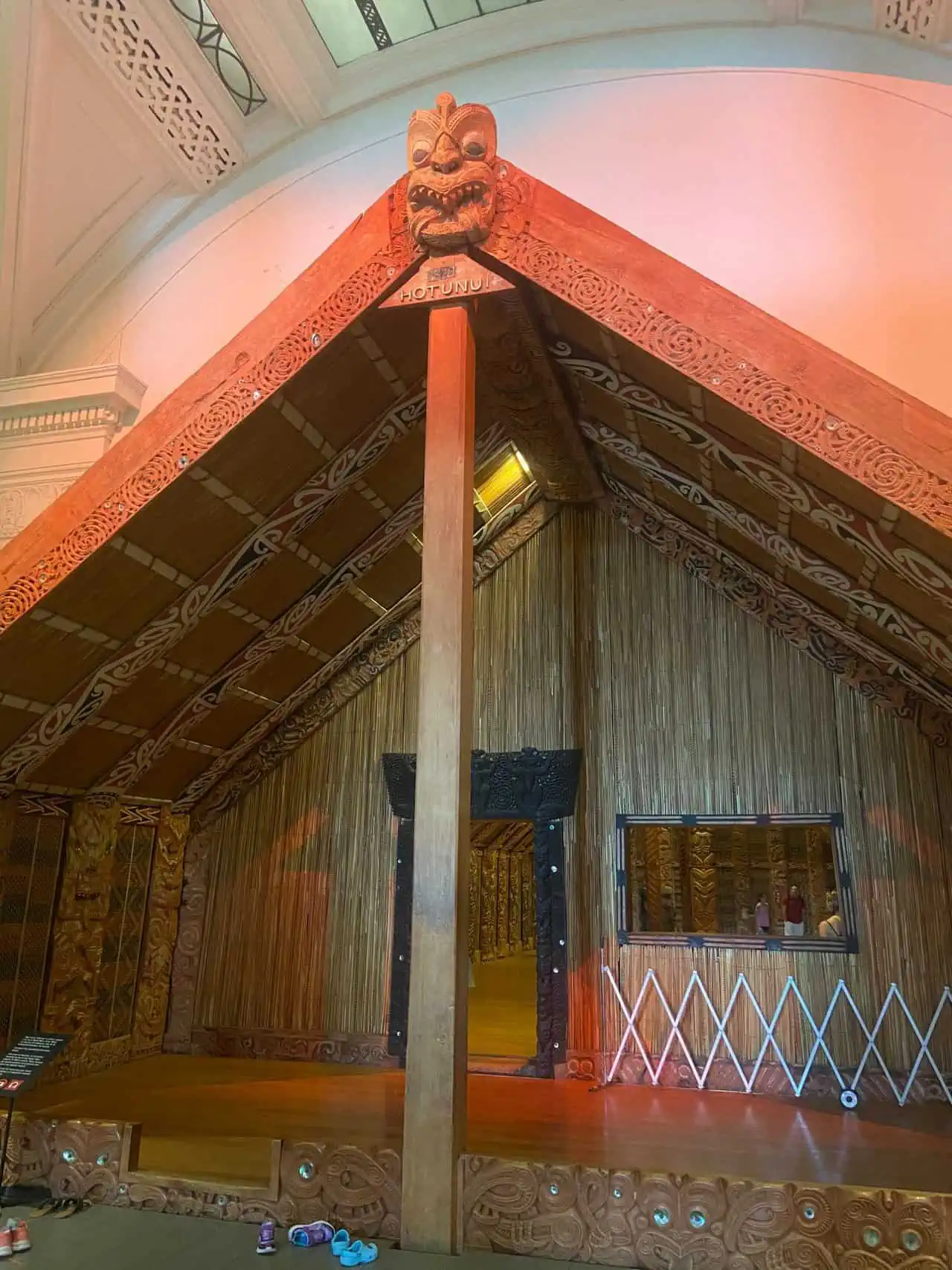 Maori Court at the Auckland War Memorial Museum