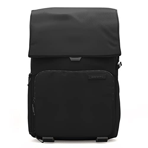 BREVITE - The Runner - Compact Camera Backpacks for Photographers - A Minimalist & Travel-friendly Photography Backpack Compatible With Both Laptop & DSLR Accessories 18L (Black)