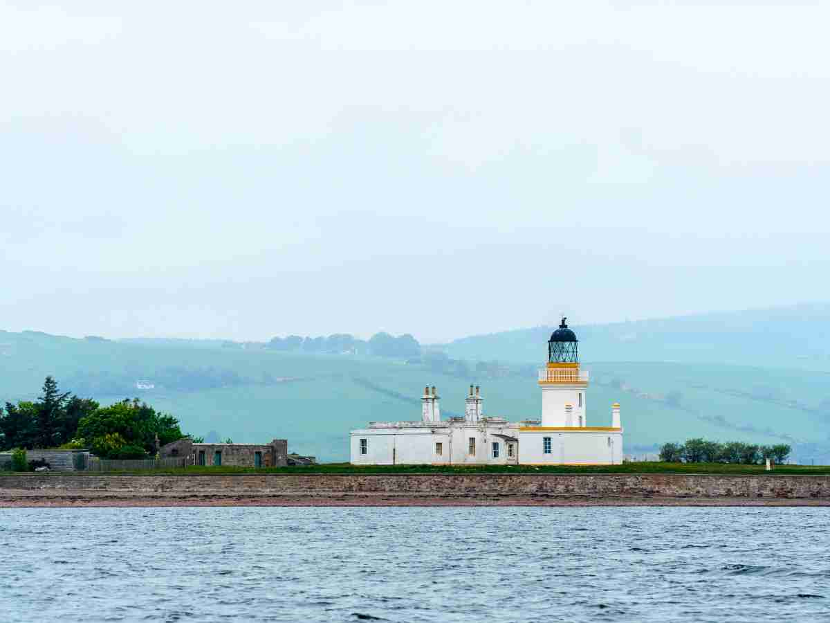 Cromarty Lighthouse viewed from the waters