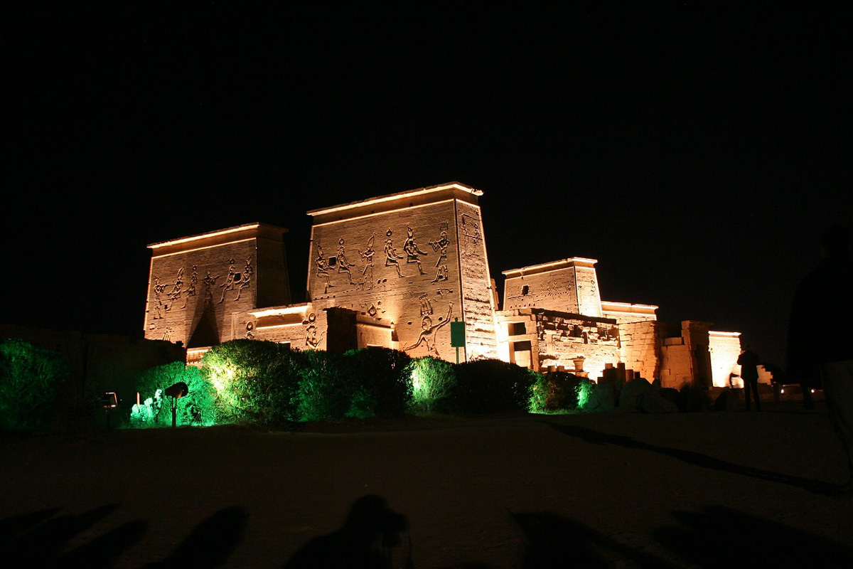 philae temple sound and light show