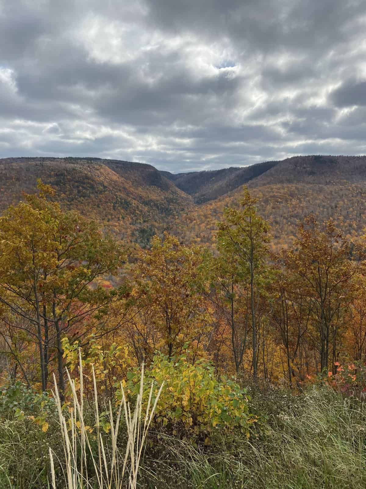 Views of the Cabot Trail on Cape Breton Island