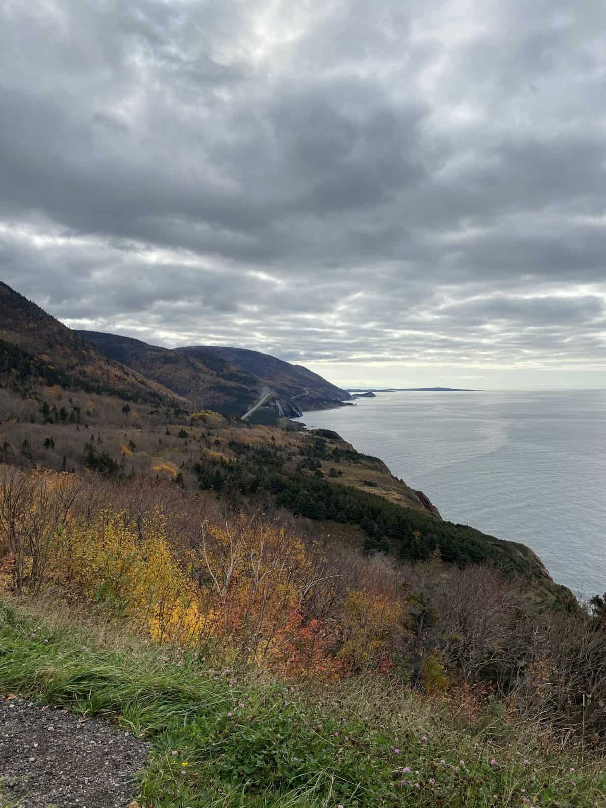 Skyline Trail coast line on Cape Breton Island, Nova Scotia, Atlantic Canada honeymoon