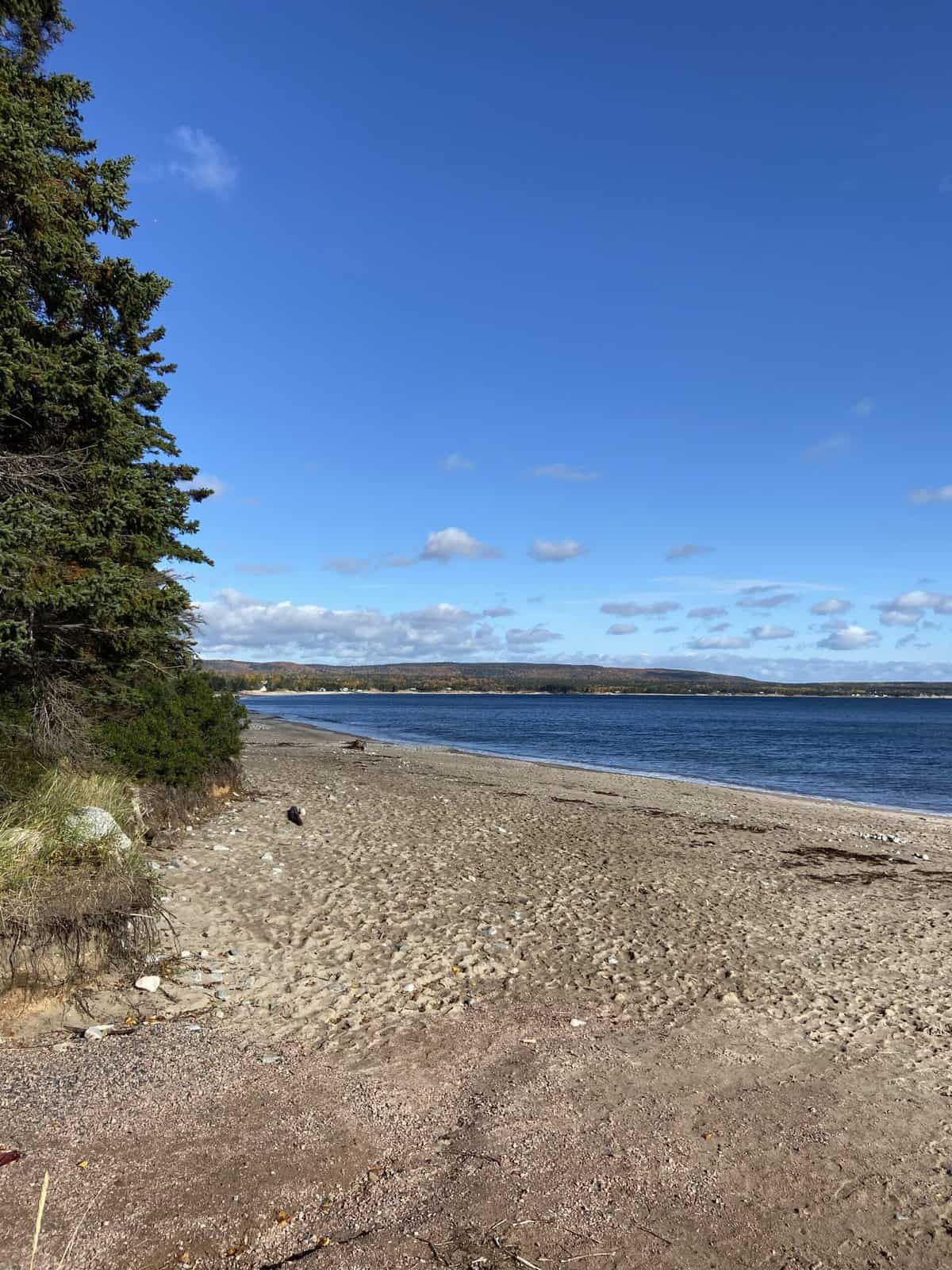 North Bay Beach in Ingonish, Nova Scotia