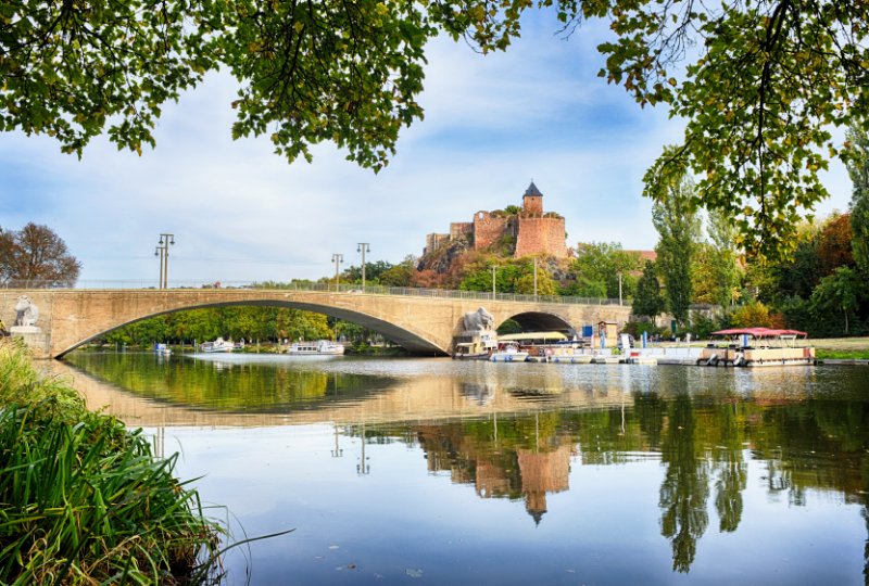 Bridge in Halle, Germany