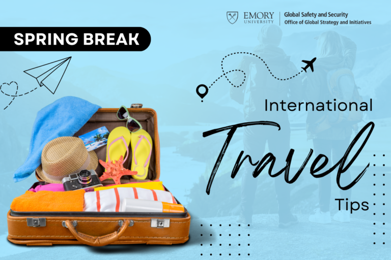 Follow these tips for successful international travel | Emory University | Atlanta GA