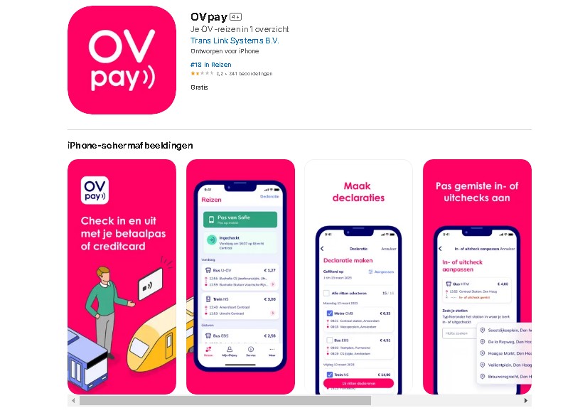 OVpay App in Apple