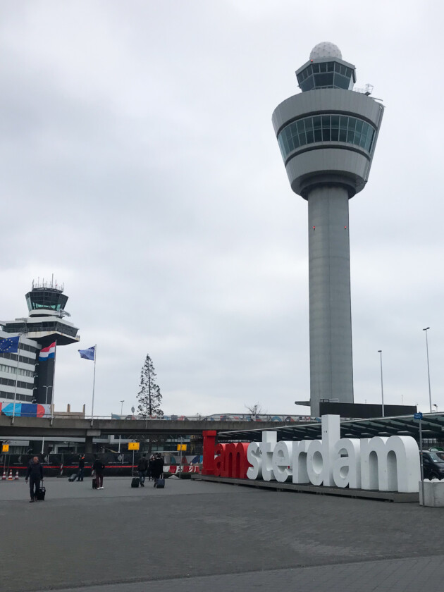 I Amsterdam Sign at Schiphol Airport