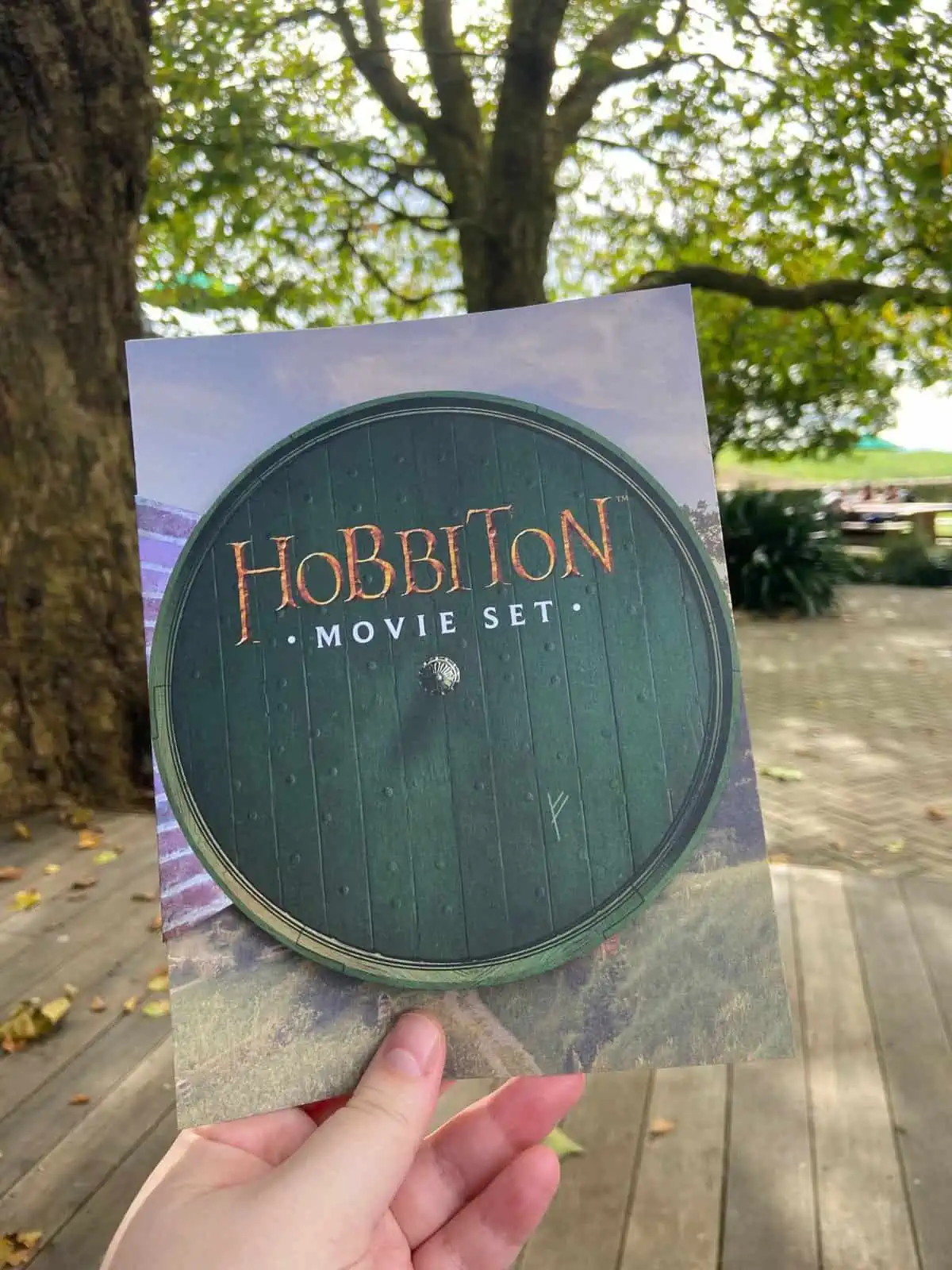 Hobbiton movie set brochure and ticket, New Zealand