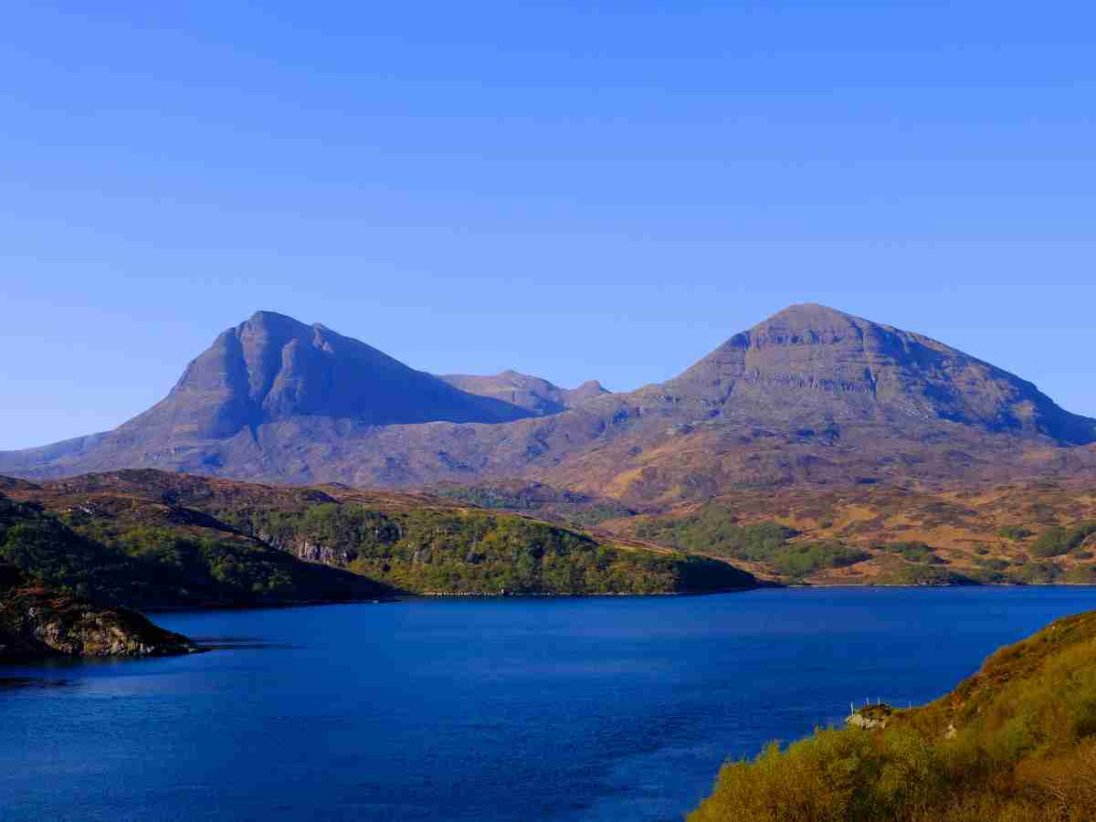 view of Quinag from Kylesku