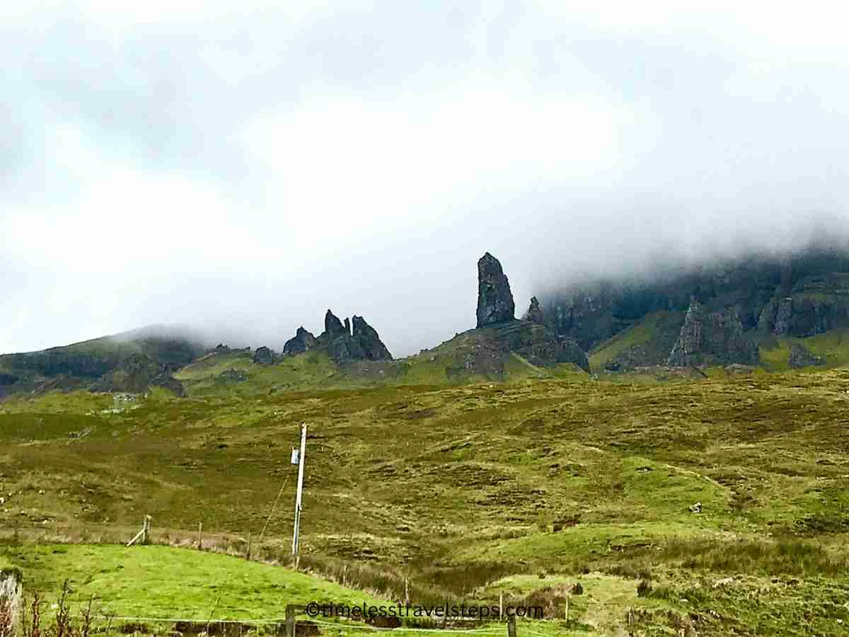 The old man of Storr from the gate