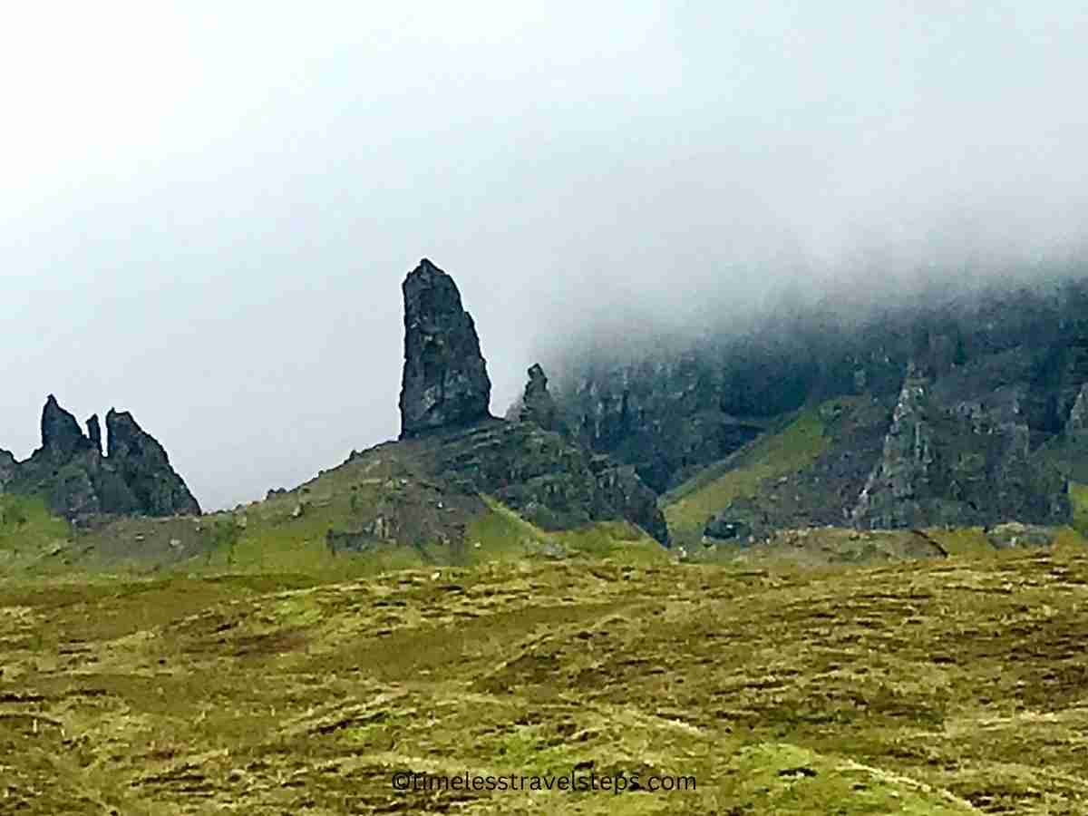 climbing the hill to the Old Man 